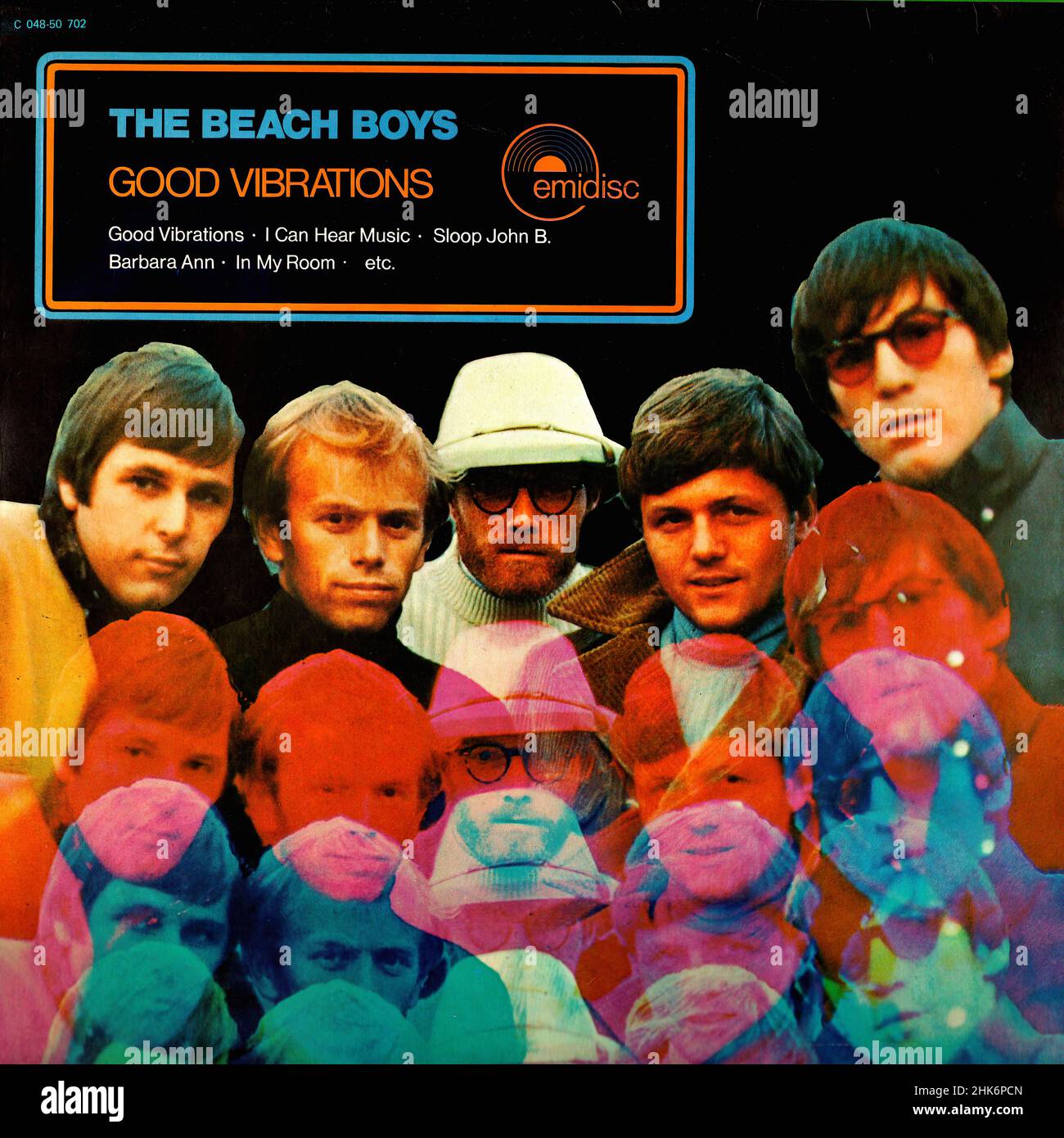 Couverture Vintage vinyle - Beach Boys , le - bonnes vibrations - D - NL - 1974 Banque D'Images