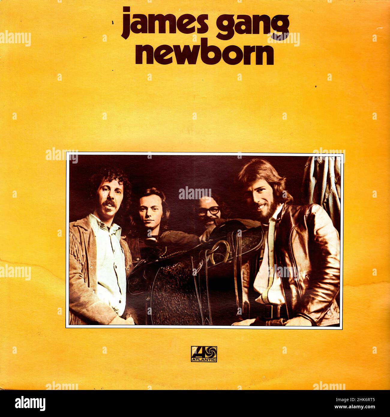 Couverture Vintage vinyle - James Gang - Newborn - D - 1975 Banque D'Images