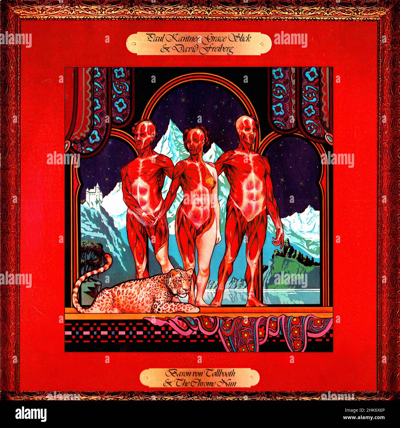 Couverture Vintage vinyle - Kantner, Paul + Grace Slick - Baron Von Tollbooth & The Chrome Nun - D - 1973 Banque D'Images