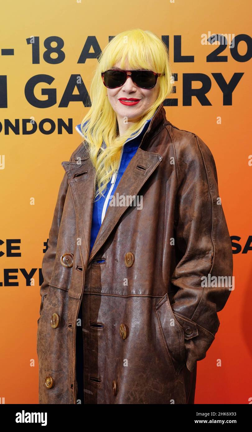 PAM Hogg arrive pour la première mondiale de l'expérience Bob Marley One Love à la Saatchi Gallery, Londres.Date de la photo: Mercredi 2 février 2022. Banque D'Images