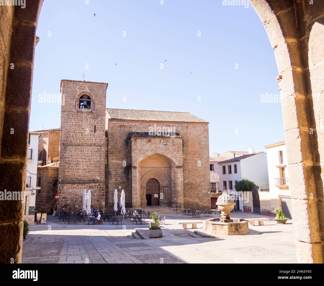 Iglesia de San Nicolás.Plasencia.Cáceres.Estrémadure.Espagne Banque D'Images