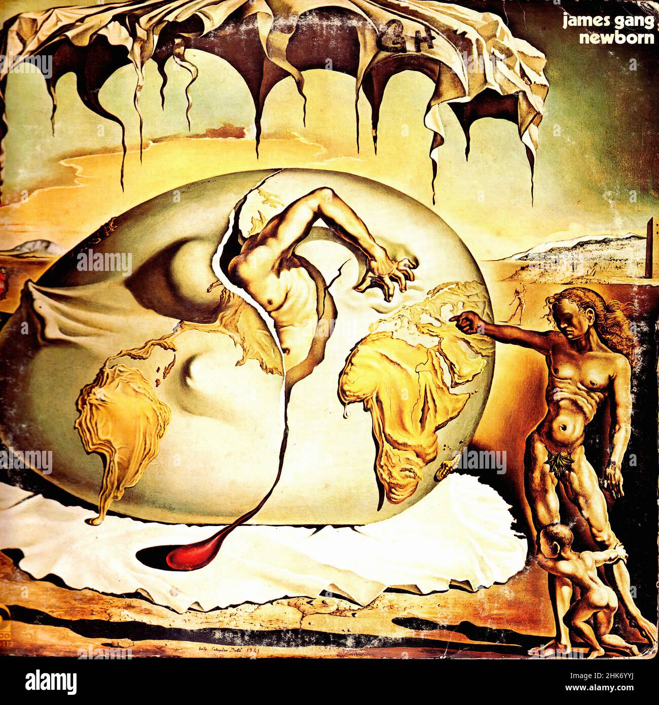 Couverture Vintage vinyle - James Gang - Newborn - US - 1975 Banque D'Images