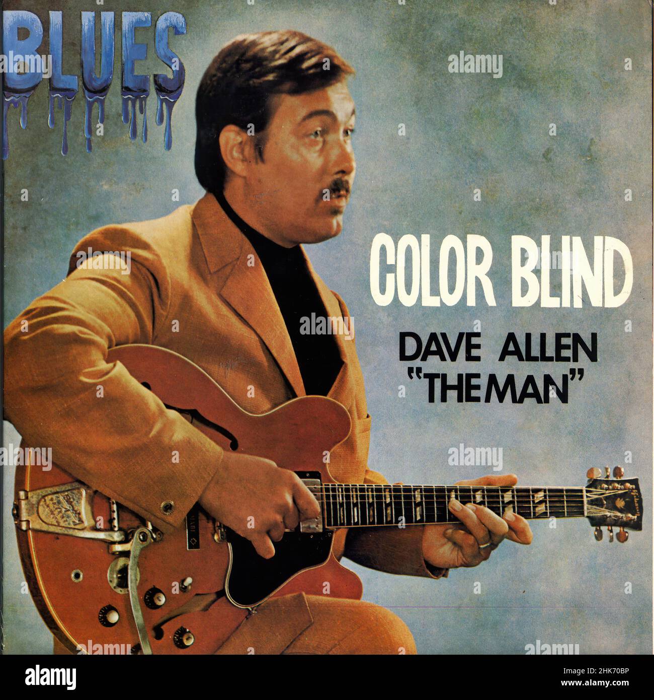 Couverture Vintage vinyle - Allen, Dave - Color Blind - US - 1969 -rerelease 1978 Banque D'Images