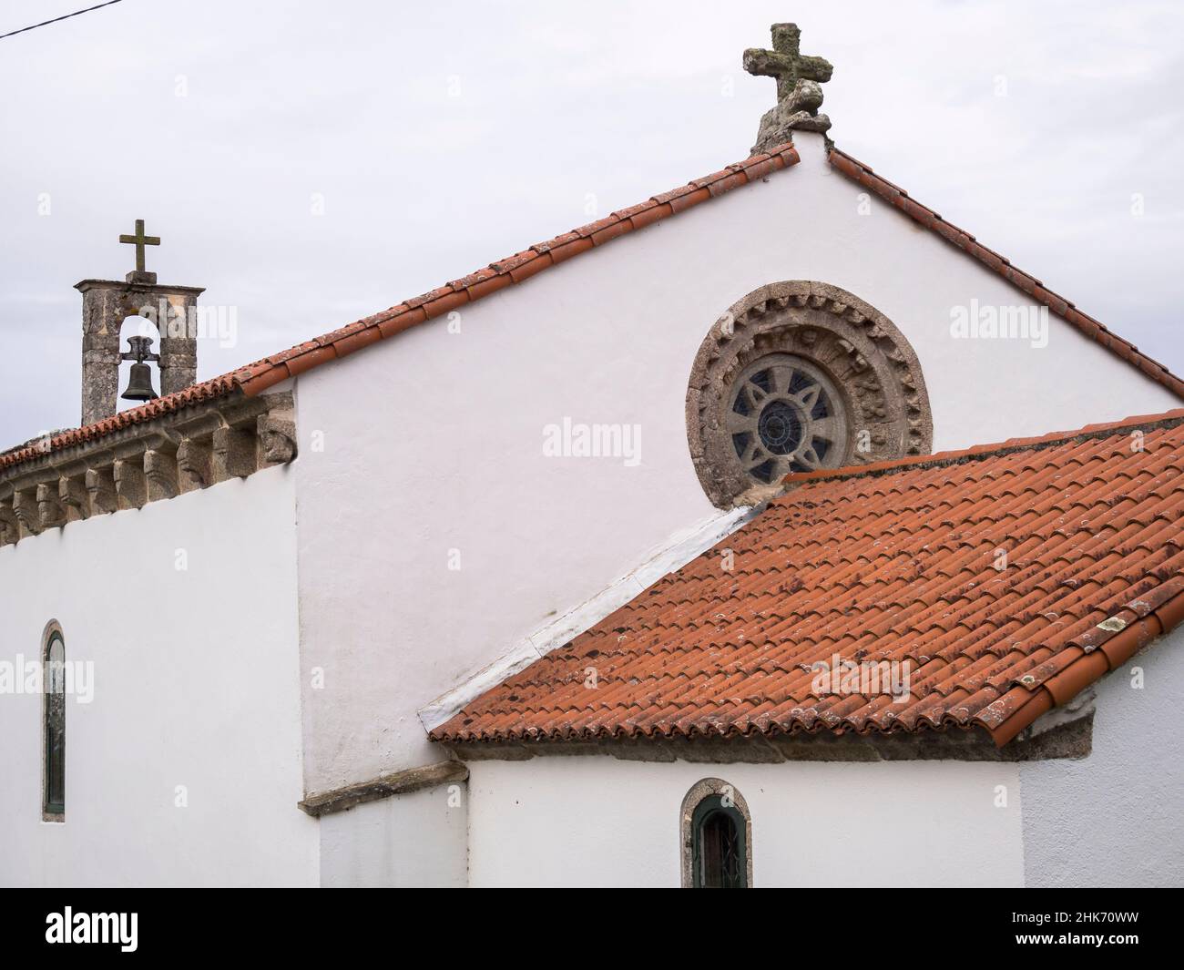 Iglesia de San Vicenzo de Vitriz.La Corogne.Galice.Espagne Banque D'Images