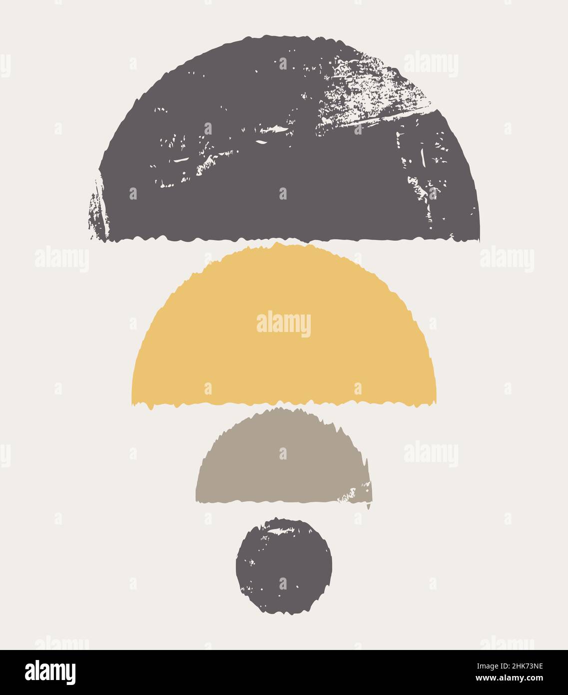 Arrière-plan géométrique abstrait rétro.Une affiche avec des figures plates.Motif géométrique moderne avec formes et formes abstraites. Illustration de Vecteur