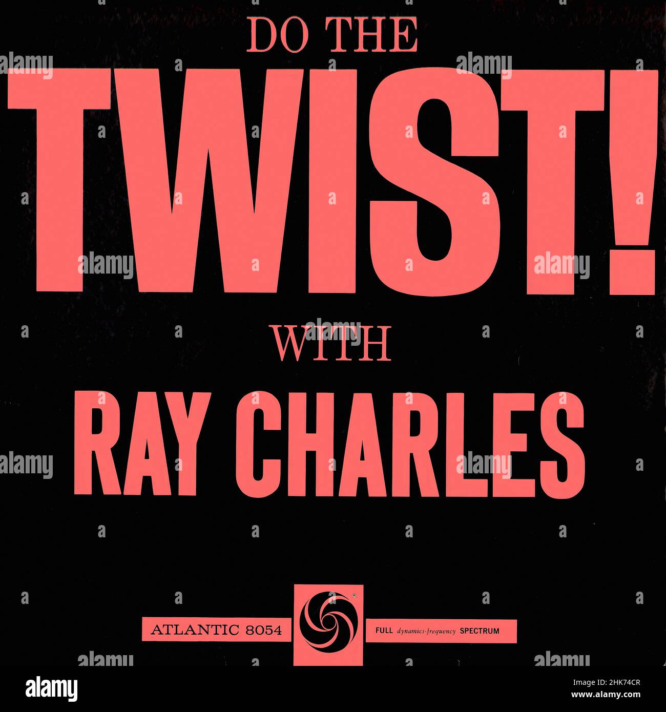 Couverture Vintage vinyle - Charles, Ray - Twist avec Ray Charles - US - 1961 Banque D'Images