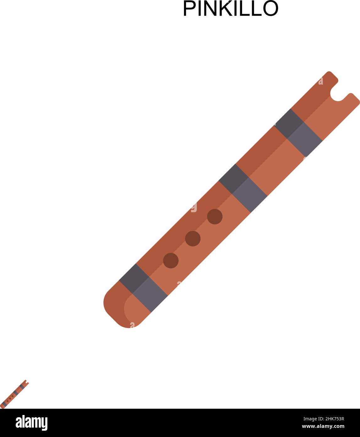 Pinkillo simple vector icône.Modèle de conception de symbole d'illustration pour élément d'interface utilisateur Web mobile. Illustration de Vecteur