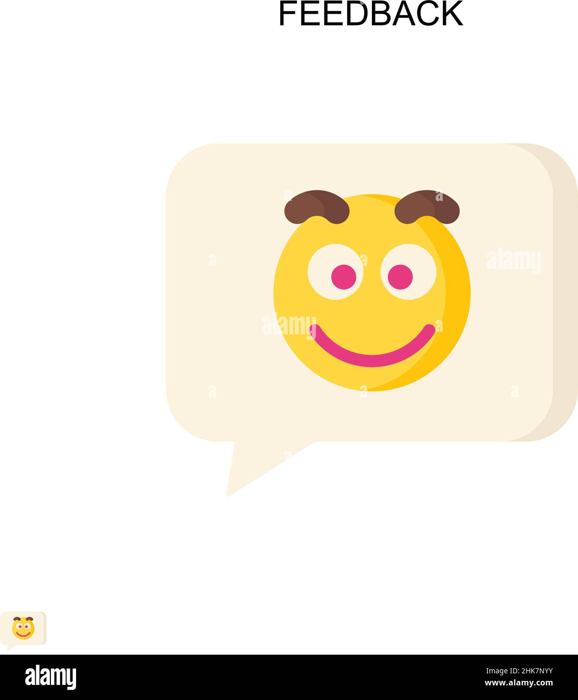 Icône de vecteur simple de rétroaction.Modèle de conception de symbole d'illustration pour élément d'interface utilisateur Web mobile. Illustration de Vecteur Icône de vecteur simple de rétroaction.Modèle de conception de symbole d'illustration pour élément d'interface utilisateur Web mobile. Illustration de Vecteur