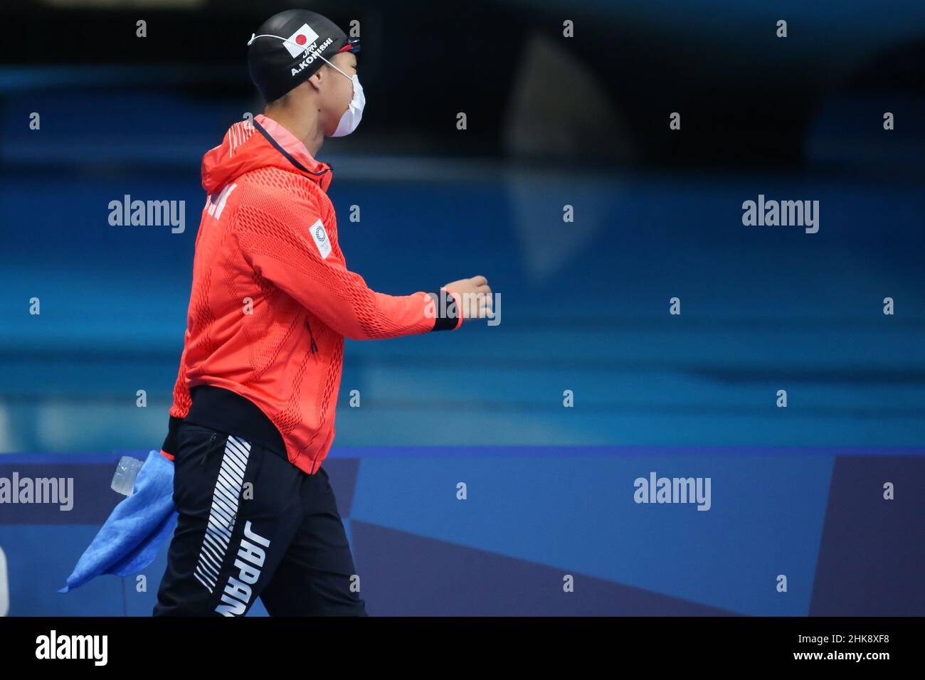 26th JUILLET 2021 - TOKYO, JAPON : Anna Konishi du Japon en action pendant la sémifinale de course de fond 100m des femmes aux Jeux Olympiques de Tokyo 2020 (photo : m Banque D'Images