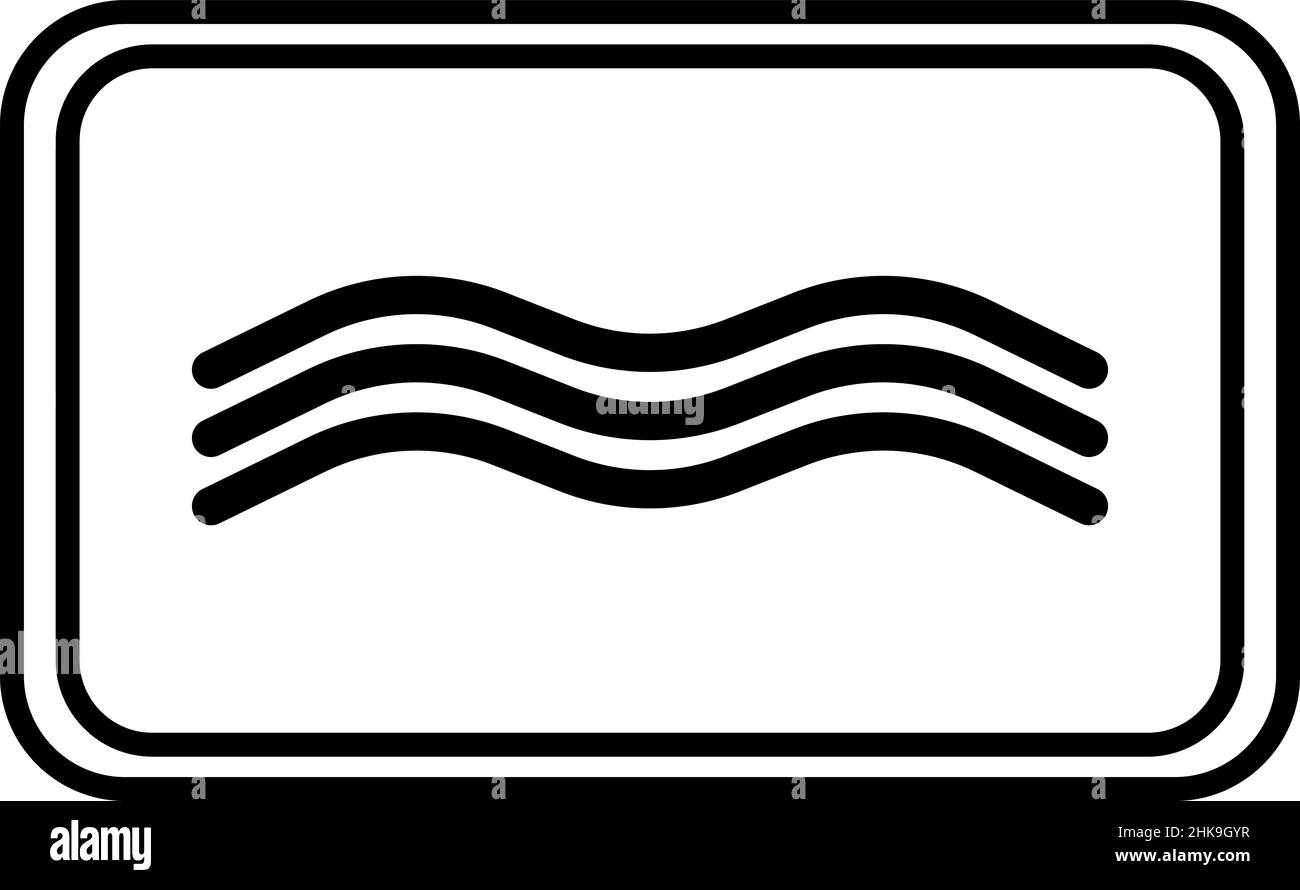 Compatibilité micro-ondes isolée sur fond blanc.Icône pour les récipients de cuisson à l'encre.Illustration vectorielle. Illustration de Vecteur