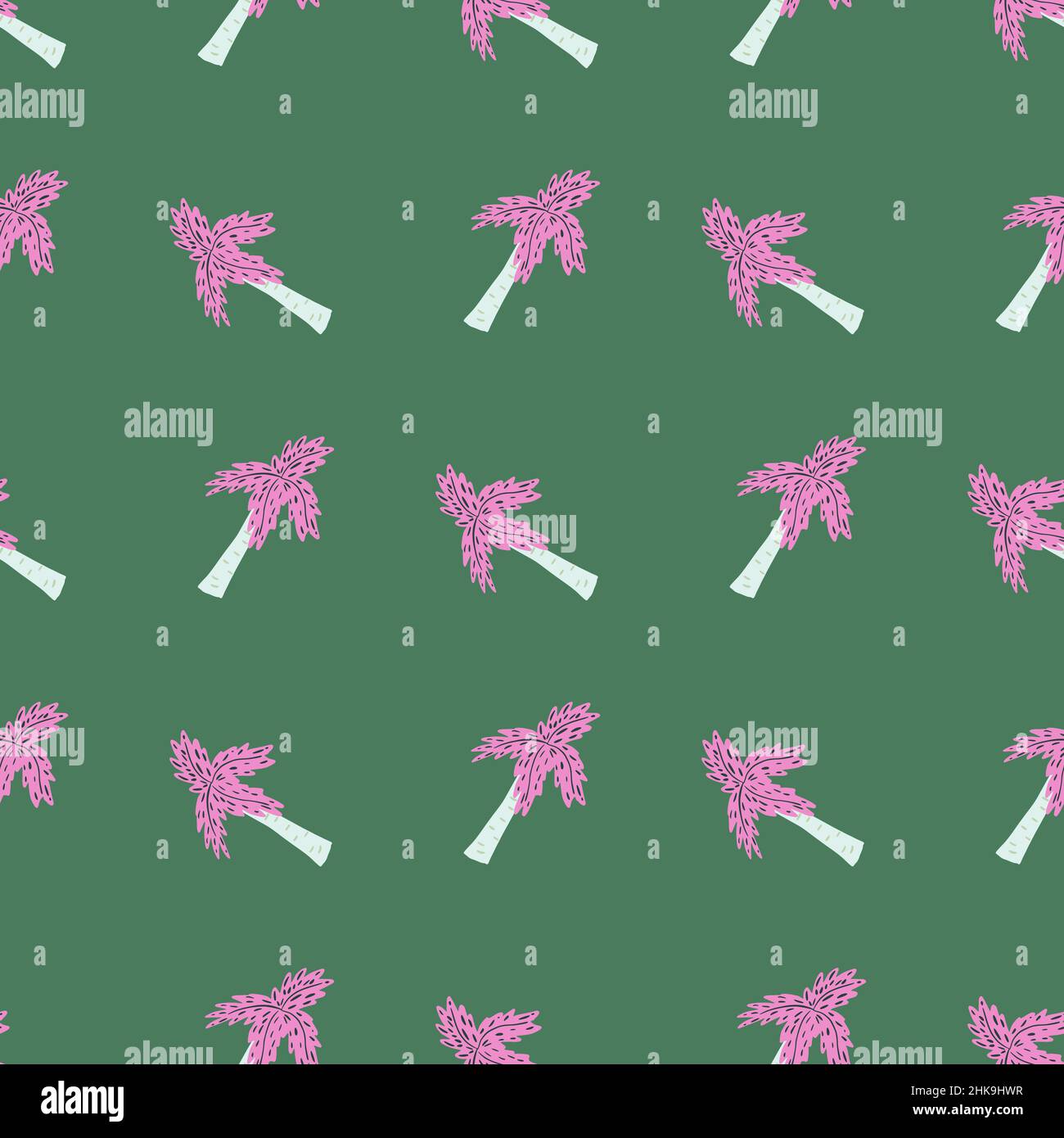 Motif palmier sans couture.Arrière-plan tropical .Texture répétée dans le style de la caniche pour le tissu, le papier d'emballage, le papier peint, le tissu.Illustration vectorielle. Illustration de Vecteur
