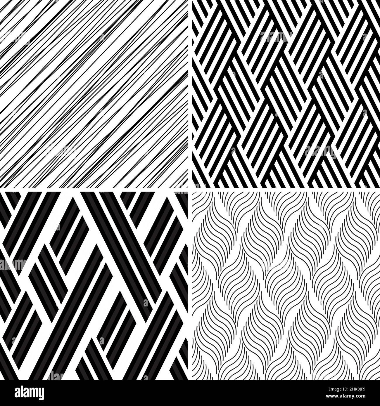 4 motifs vectoriels différents dans le même paquet (eps).Un modèle est payé et 3 sont gratuits (lignes de séparation blanches) Illustration de Vecteur