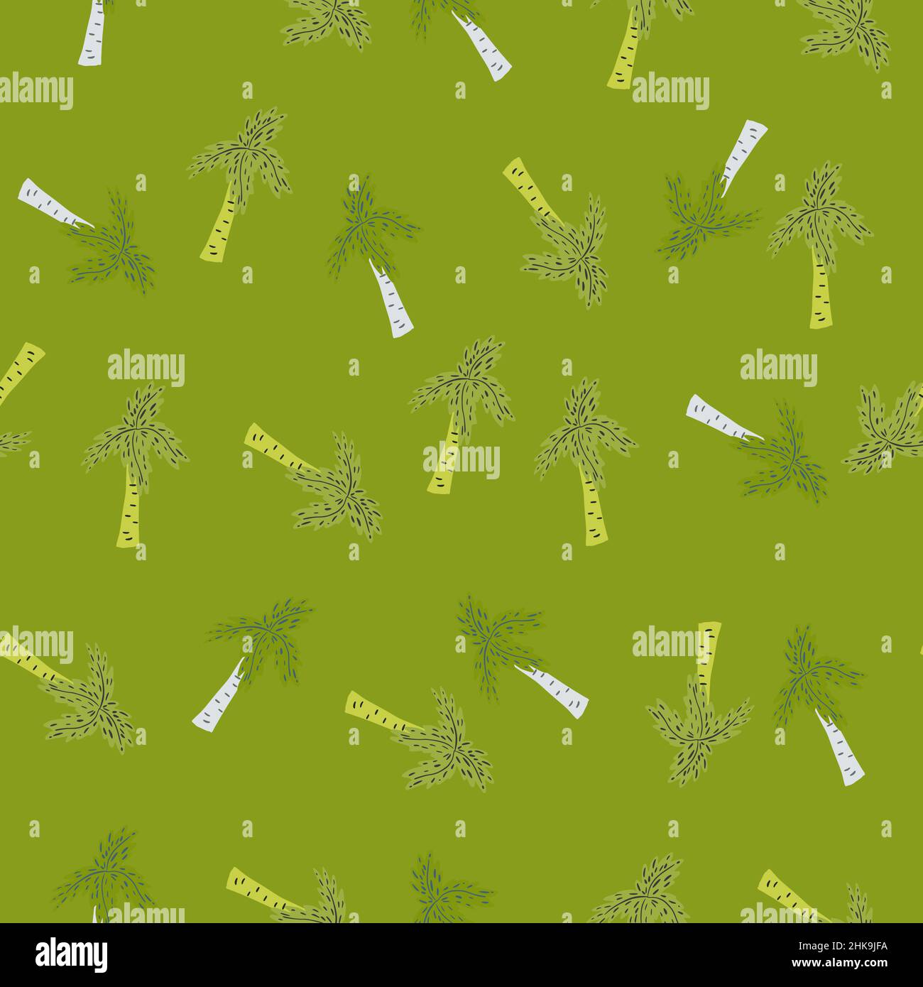 Motif palmier sans couture.Arrière-plan tropical .Texture répétée dans le style de la caniche pour le tissu, le papier d'emballage, le papier peint, le tissu.Illustration vectorielle. Illustration de Vecteur