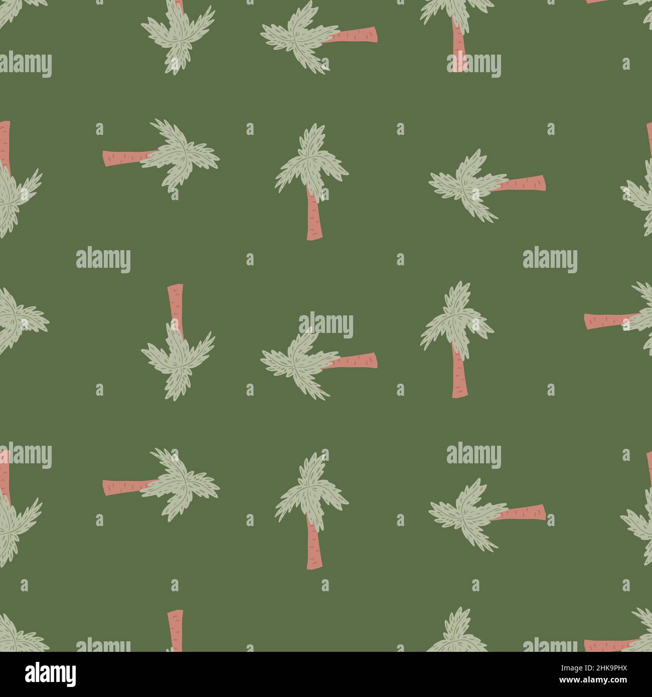 Motif palmier sans couture.Arrière-plan tropical .Texture répétée dans le style de la caniche pour le tissu, le papier d'emballage, le papier peint, le tissu.Illustration vectorielle. Illustration de Vecteur