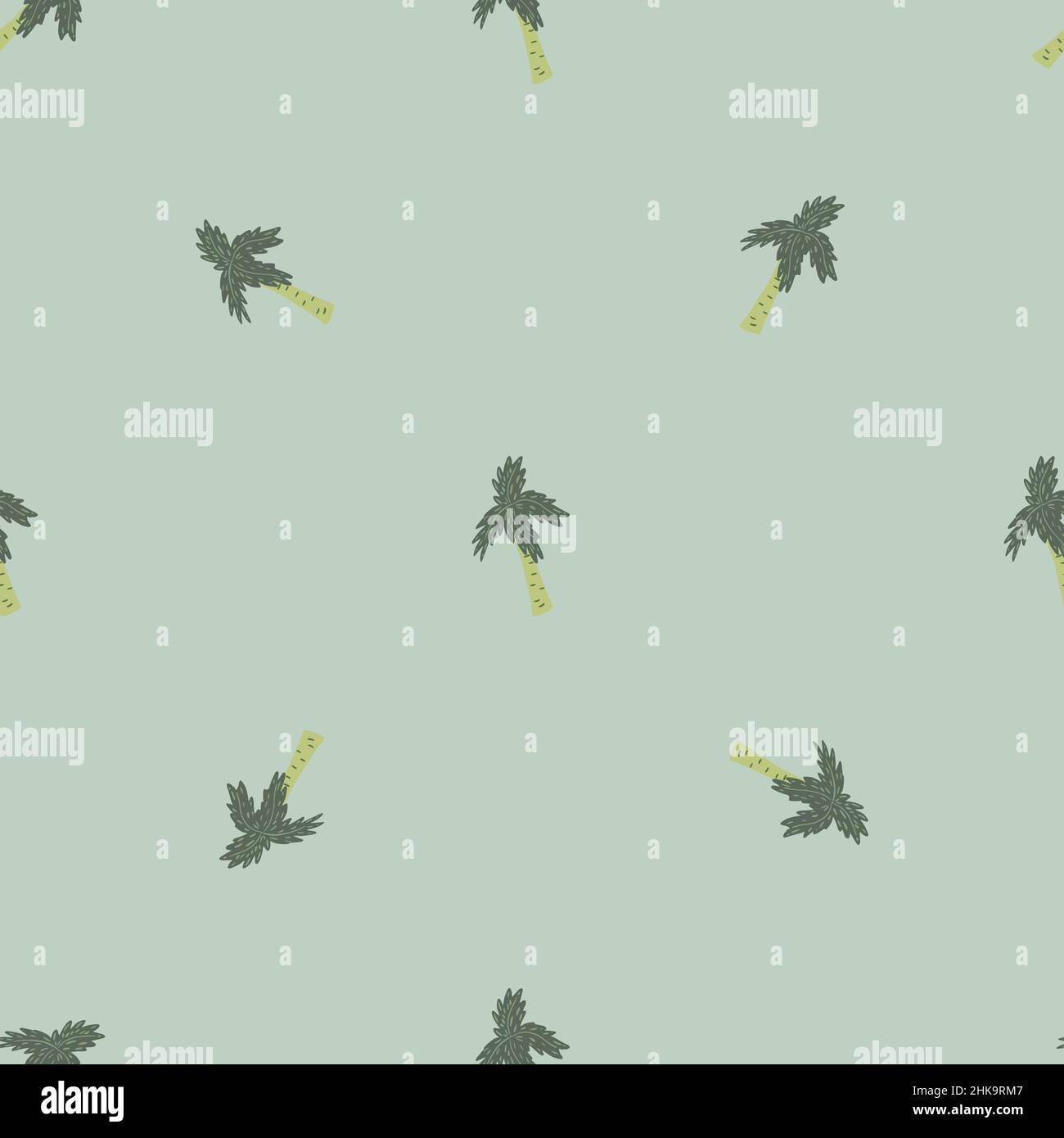 Motif palmier sans couture.Arrière-plan tropical .Texture répétée dans le style de la caniche pour le tissu, le papier d'emballage, le papier peint, le tissu.Illustration vectorielle. Illustration de Vecteur