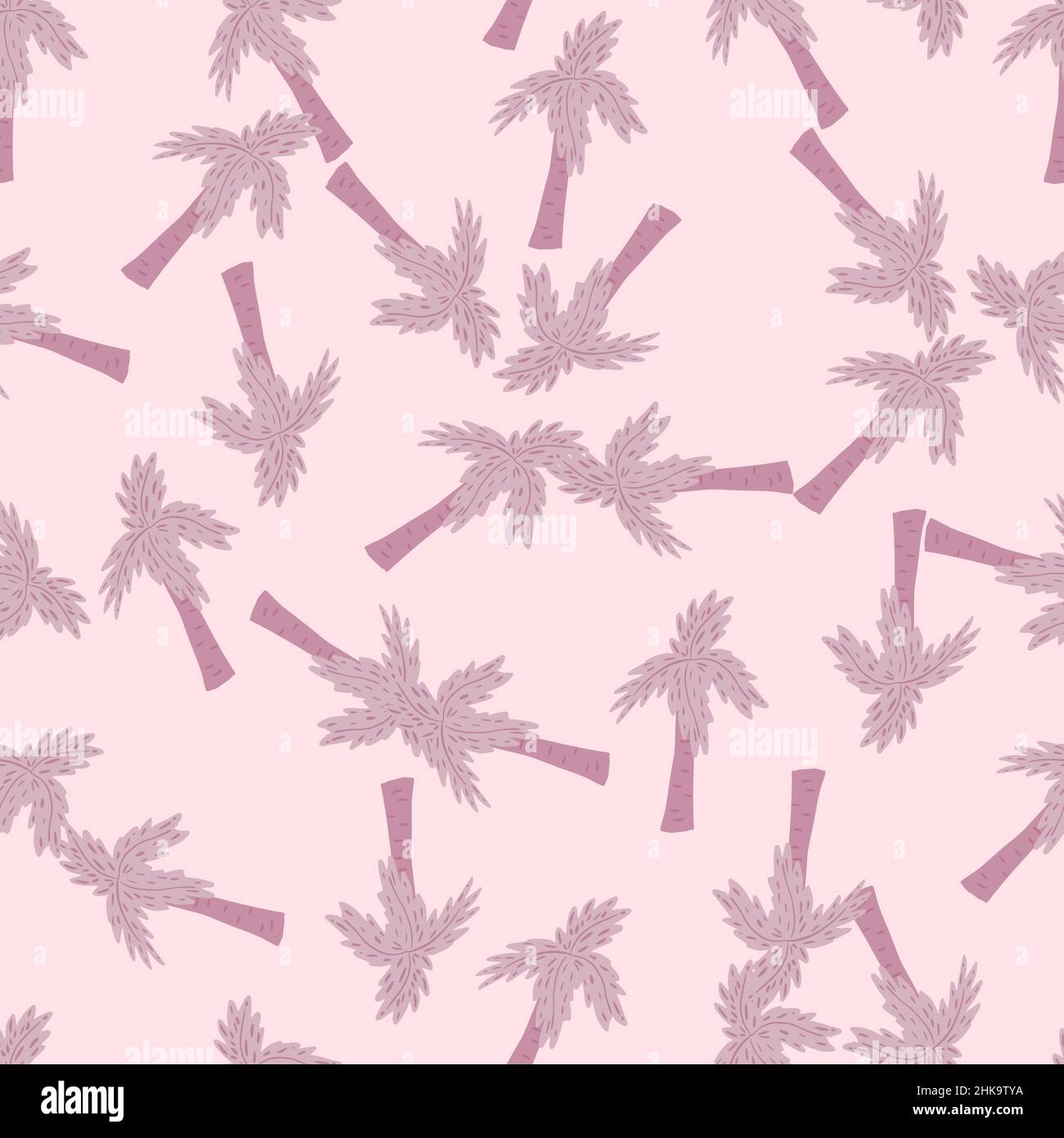 Motif palmier sans couture.Arrière-plan tropical .Texture répétée dans le style de la caniche pour le tissu, le papier d'emballage, le papier peint, le tissu.Illustration vectorielle. Illustration de Vecteur