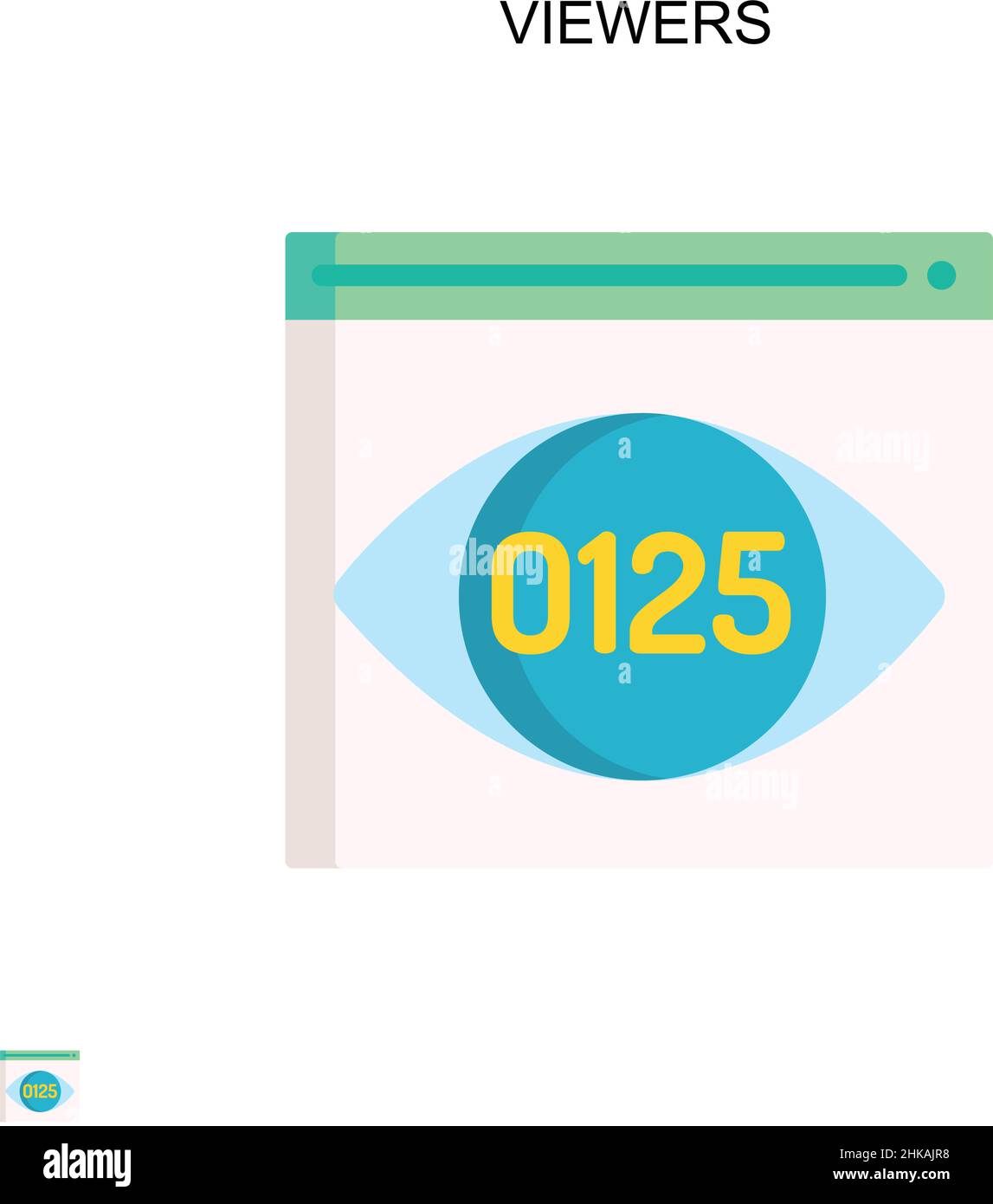 Visualiseurs icône de vecteur simple.Modèle de conception de symbole d'illustration pour élément d'interface utilisateur Web mobile. Illustration de Vecteur Visualiseurs icône de vecteur simple.Modèle de conception de symbole d'illustration pour élément d'interface utilisateur Web mobile. Illustration de Vecteur