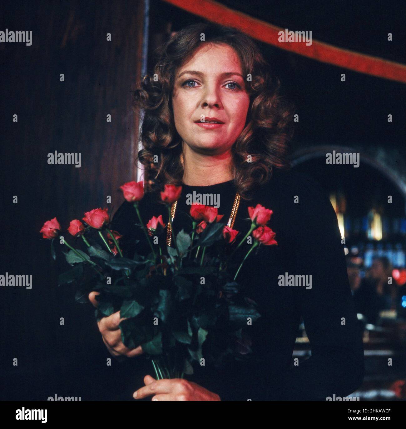 Gila von Weitershausen, deutsche Schauspielerin, Deutschland 1987. Banque D'Images