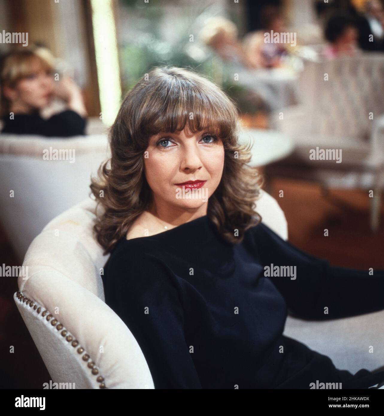 Gila von Weitershausen, deutsche Schauspielerin, Deutschland 1981. Banque D'Images