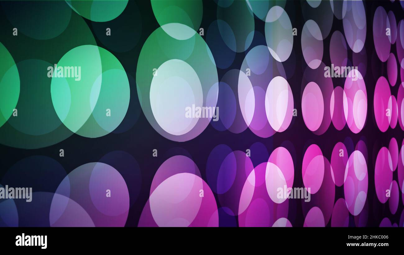 Points colorés, motifs rétro. 3D illustration fond esthétique scintillant Banque D'Images