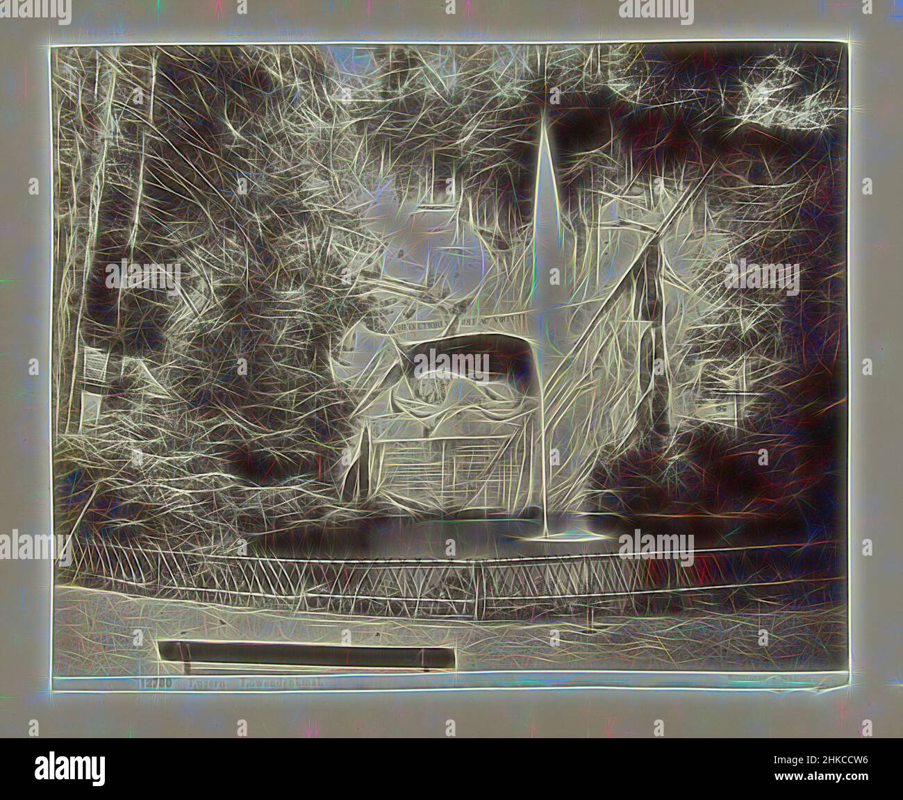 Inspiré par le Monument du lion mourant de Lucerne Lucerne12780, Lowendenkmal. Sommer-Napoli, Giorgio Sommer, Suisse, c. 1881 - c. 1900, imprimé albumine, hauteur 205 mm × largeur 248 mm hauteur 277 mm × largeur 367 mm, repensé par Artotop. L'art classique réinventé avec une touche moderne. Conception de lumière chaleureuse et gaie, de luminosité et de rayonnement de lumière. La photographie s'inspire du surréalisme et du futurisme, embrassant l'énergie dynamique de la technologie moderne, du mouvement, de la vitesse et révolutionne la culture Banque D'Images