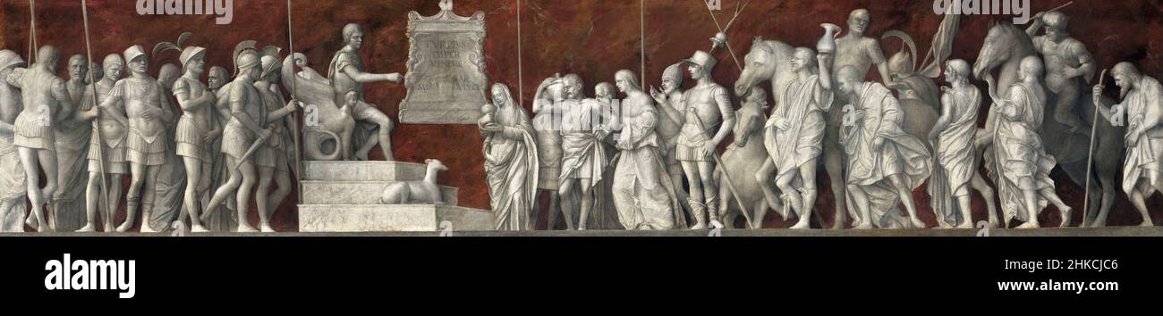 Un épisode de la vie de Publius Cornelius Scipio par Giovanni Bellini (c.1435-1516), huile sur toile, après 1506 Banque D'Images