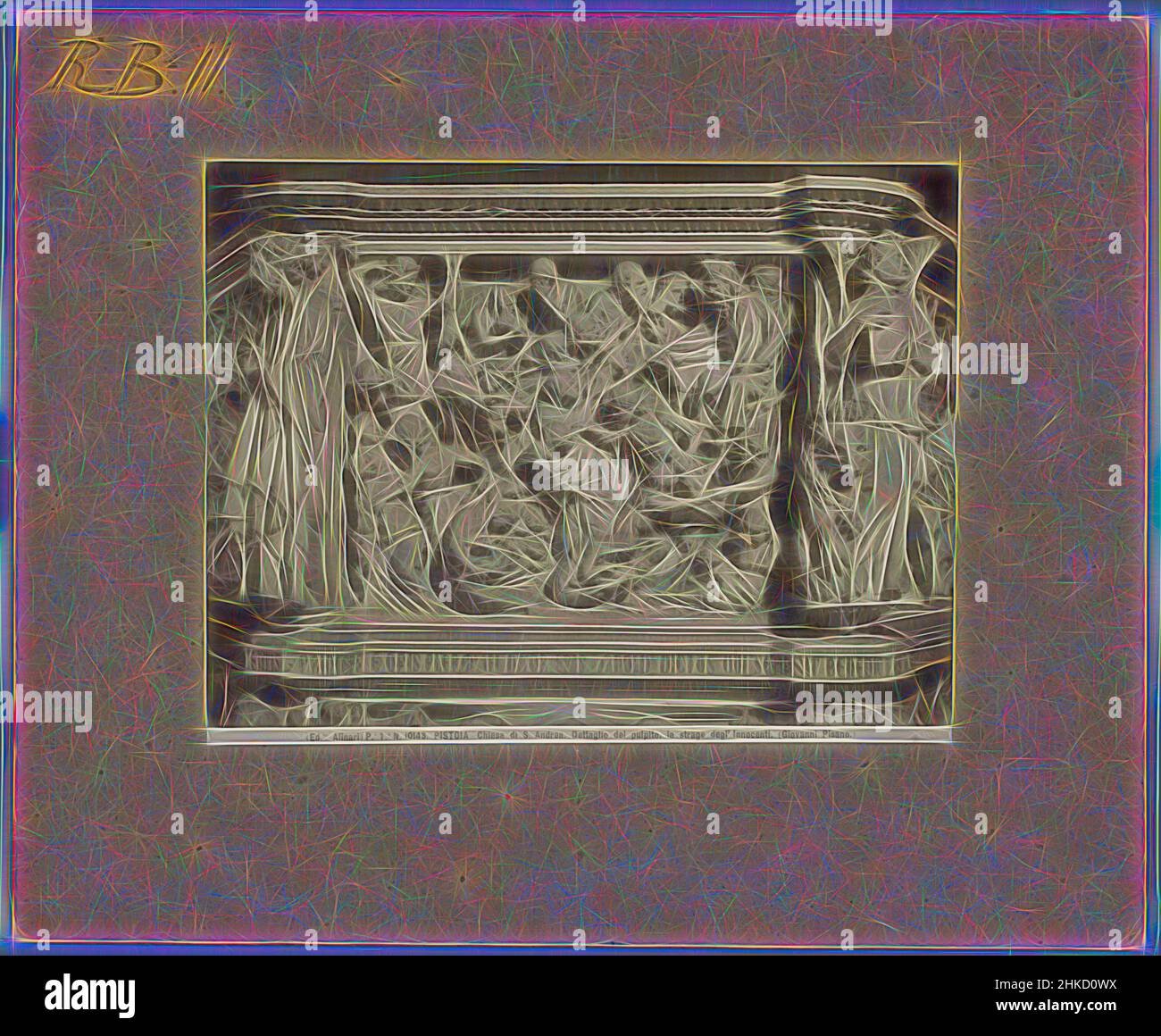 Inspiré par relief sur la chaire de l'église Saint Andrew à Pistoia ...