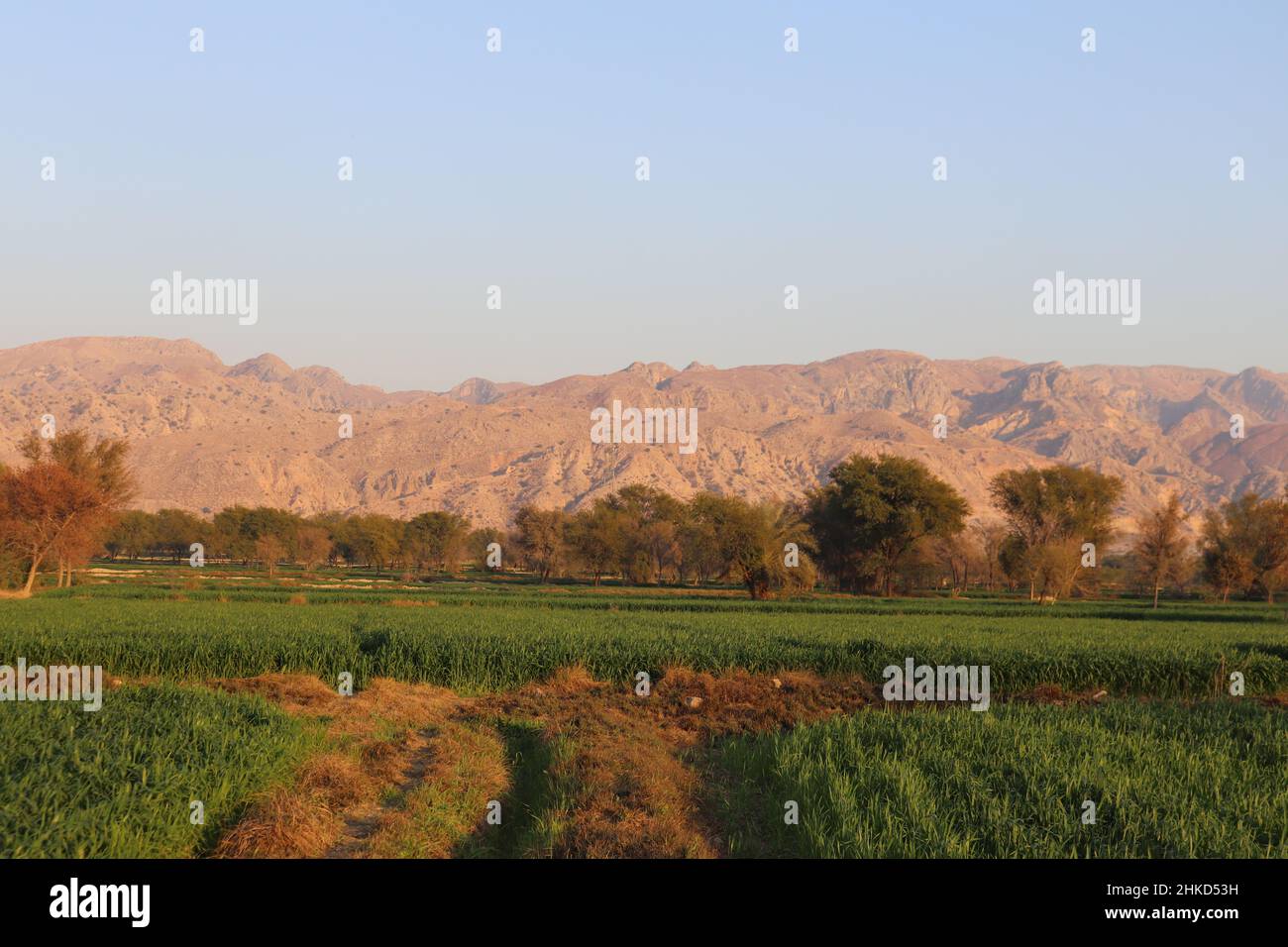 Magnifique paysage de montagnes au Punjab Pakistan Banque D'Images