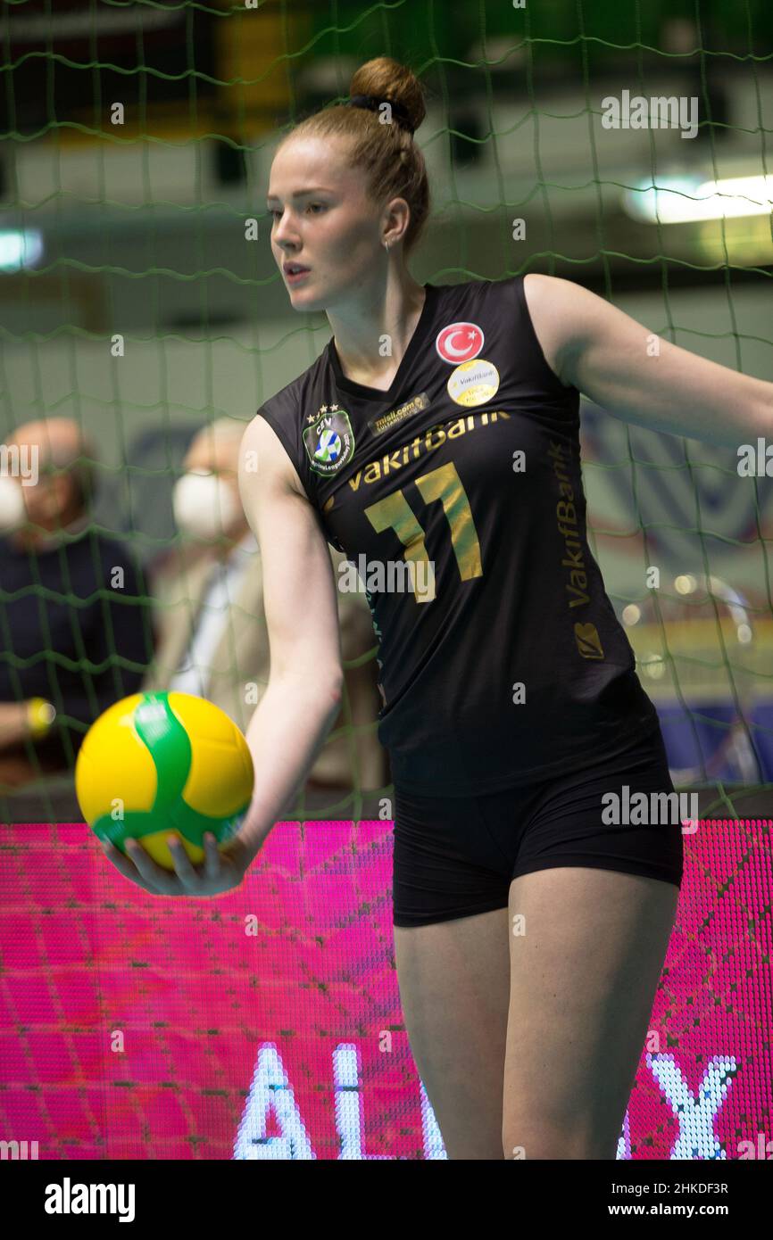 Arena di Monza, Monza, Italie, 03 février 2022,Isabelle Haak (VakifBank Istanbul) pendant Vero Volley Monza vs VakifBank Istanbul - match de volley-ball féminin de la Ligue des champions du CEV Banque D'Images