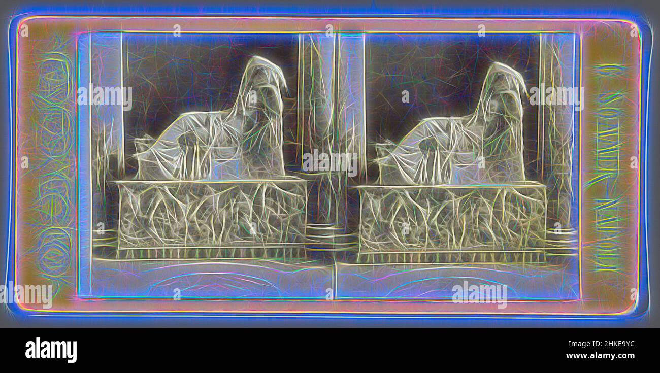 Inspiré par la sculpture d'une Ariadne endormie dans les musées du Vatican, Arianna, Giorgio Sommer, Vaticaanse Musea, c. 1860 - c. 1880, imprimé albumine, hauteur 84 mm × largeur 176 mm, repensé par Artotop. L'art classique réinventé avec une touche moderne. Conception de lumière chaleureuse et gaie, de luminosité et de rayonnement de lumière. La photographie s'inspire du surréalisme et du futurisme, embrassant l'énergie dynamique de la technologie moderne, du mouvement, de la vitesse et révolutionne la culture Banque D'Images