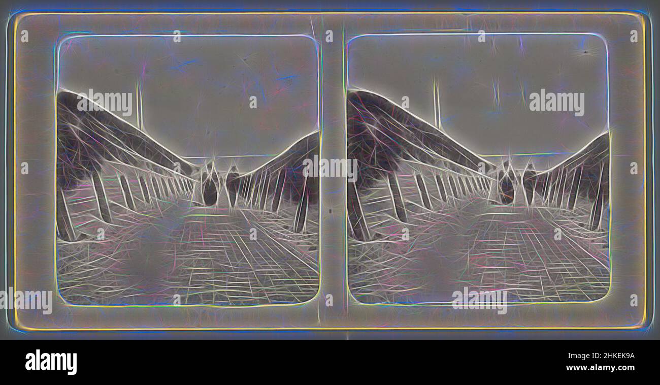 Inspiré par les personnes marchant le long d'une route de plage près de Wijk aan Zee, Strandweg Wijk aan Zee, inconnu, 1880 - 1910, hauteur 68 mm × largeur 138 mmhauteur 88 mm × largeur 179 mm, réimaginé par Artotop. L'art classique réinventé avec une touche moderne. Conception de lumière chaleureuse et gaie, de luminosité et de rayonnement de lumière. La photographie s'inspire du surréalisme et du futurisme, embrassant l'énergie dynamique de la technologie moderne, du mouvement, de la vitesse et révolutionne la culture Banque D'Images