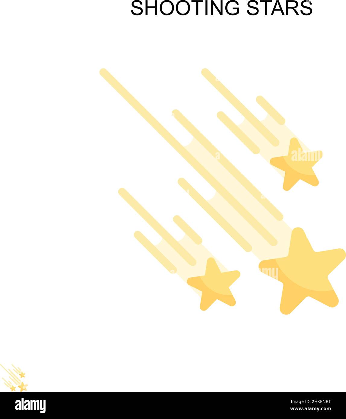 Prise de vue étoiles icône vecteur simple.Modèle de conception de symbole d'illustration pour élément d'interface utilisateur Web mobile. Illustration de Vecteur