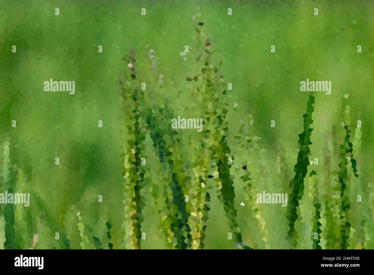 Cristalliser le fond vert.Arrière-plan abstrait. Banque D'Images