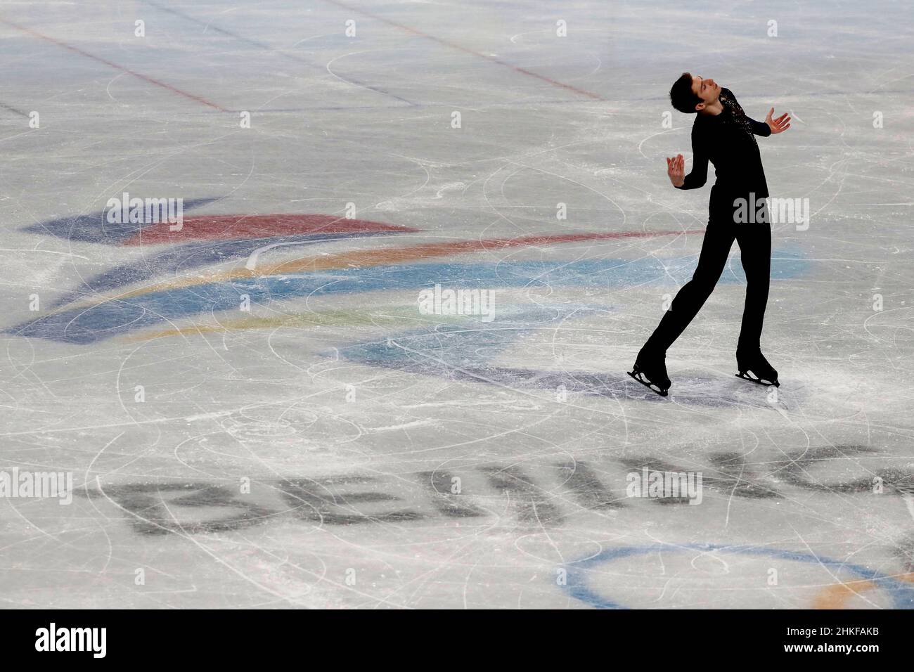 Pékin, Chine.4th févr. 2022.Morisi Kvitelashvili (GEO) participe à la compétition de patinage artistique en équipe qui se déroule au‚ cours„ des Jeux Olympiques d’hiver de Beijing 2022 au stade intérieur de la capitale.(Credit image: © David G. McIntireZUMA Press Wire) Credit: ZUMA Press, Inc./Alamy Live News Credit: ZUMA Press, Inc./Alamy Live News Credit: ZUMA Press, Inc./Alamy Live News Credit: ZUMA Press, Inc./Alamy Live News Banque D'Images