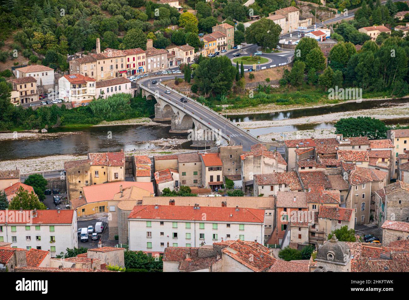 France, Gard (30), Anduze, a appelé la porte des Cévennes Photo Stock -  Alamy