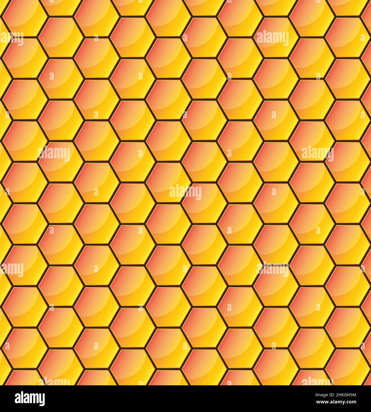Modèle brillant avec miel. Vector illustration. Fond d'abeilles jaune Illustration de Vecteur