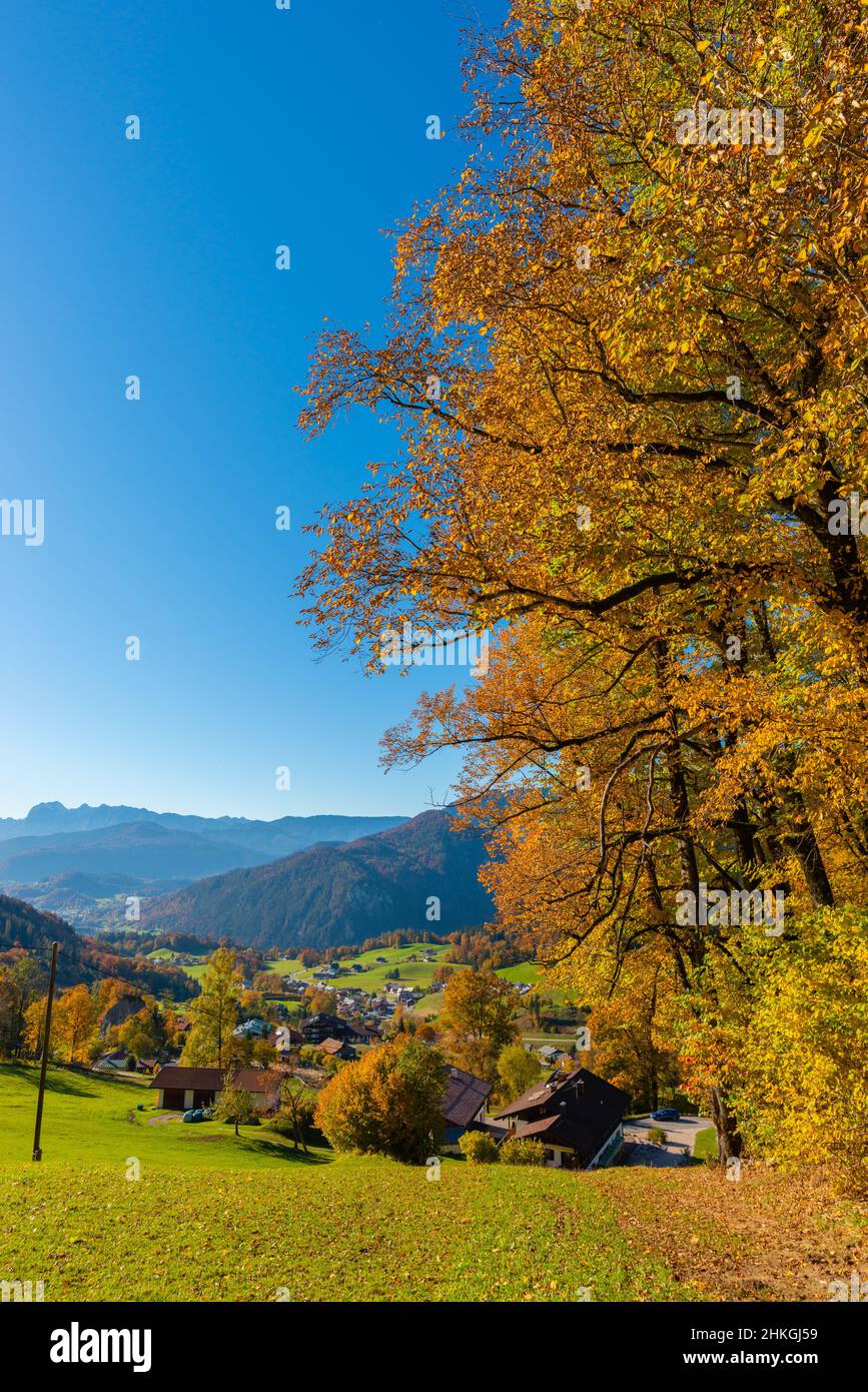 Berchtesgaden-Oberau, Oberau, Berchtesgaden, haute-Bavière, sud de l'Allemagne Banque D'Images