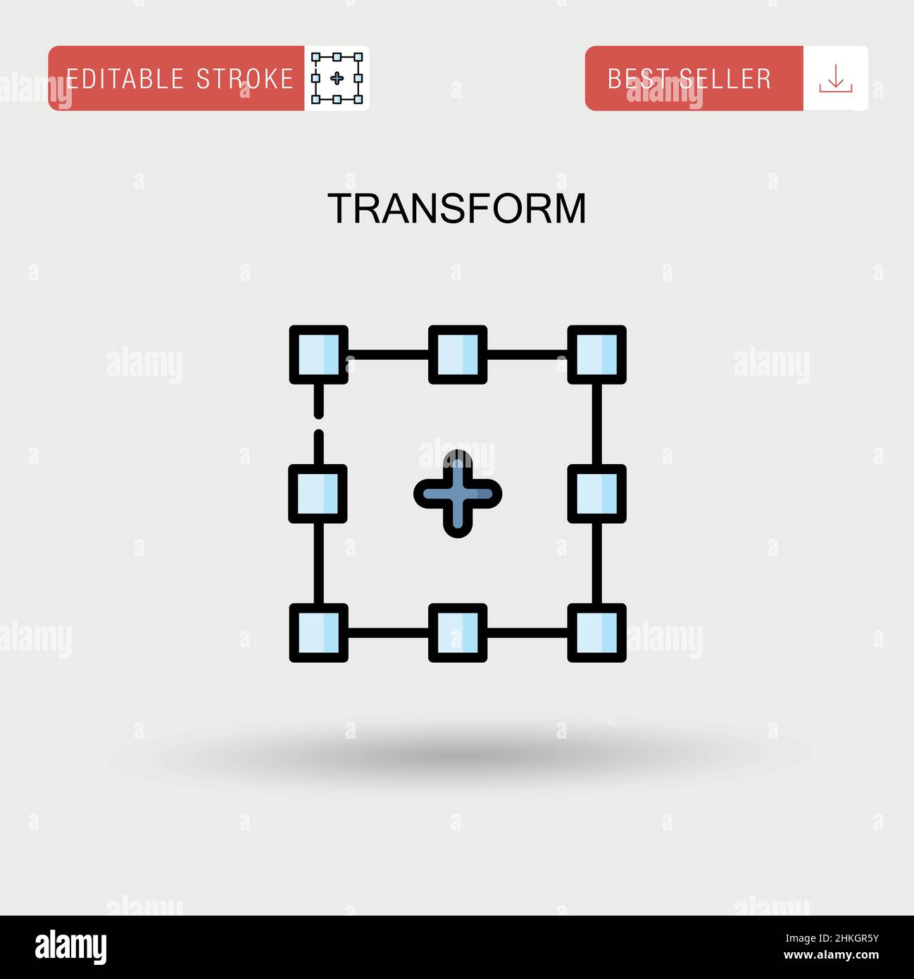 Transformer l'icône de vecteur simple. Illustration de Vecteur