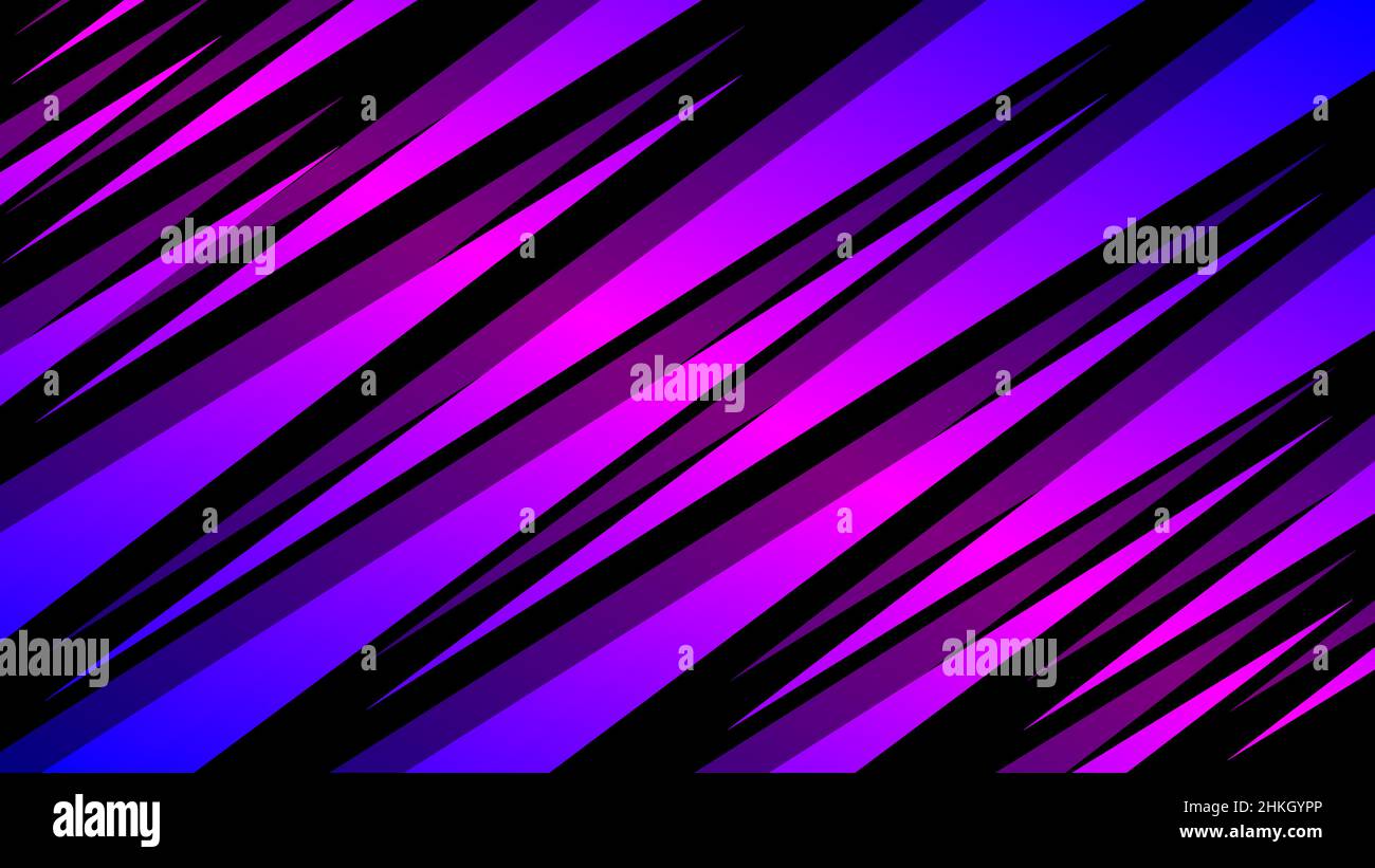 Arrière-plan abstrait triangle horizontal enveloppé de lumière néon Illustration de Vecteur