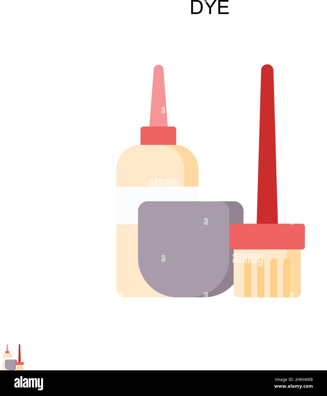 Icône de vecteur simple de coloration.Modèle de conception de symbole d'illustration pour élément d'interface utilisateur Web mobile. Illustration de Vecteur