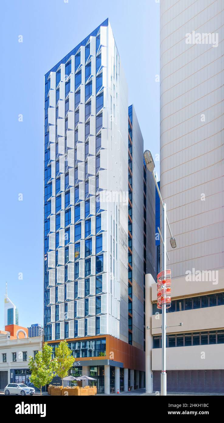 Perth, Australie - Peppers King Square Hotel by PTI Architecture Banque D'Images