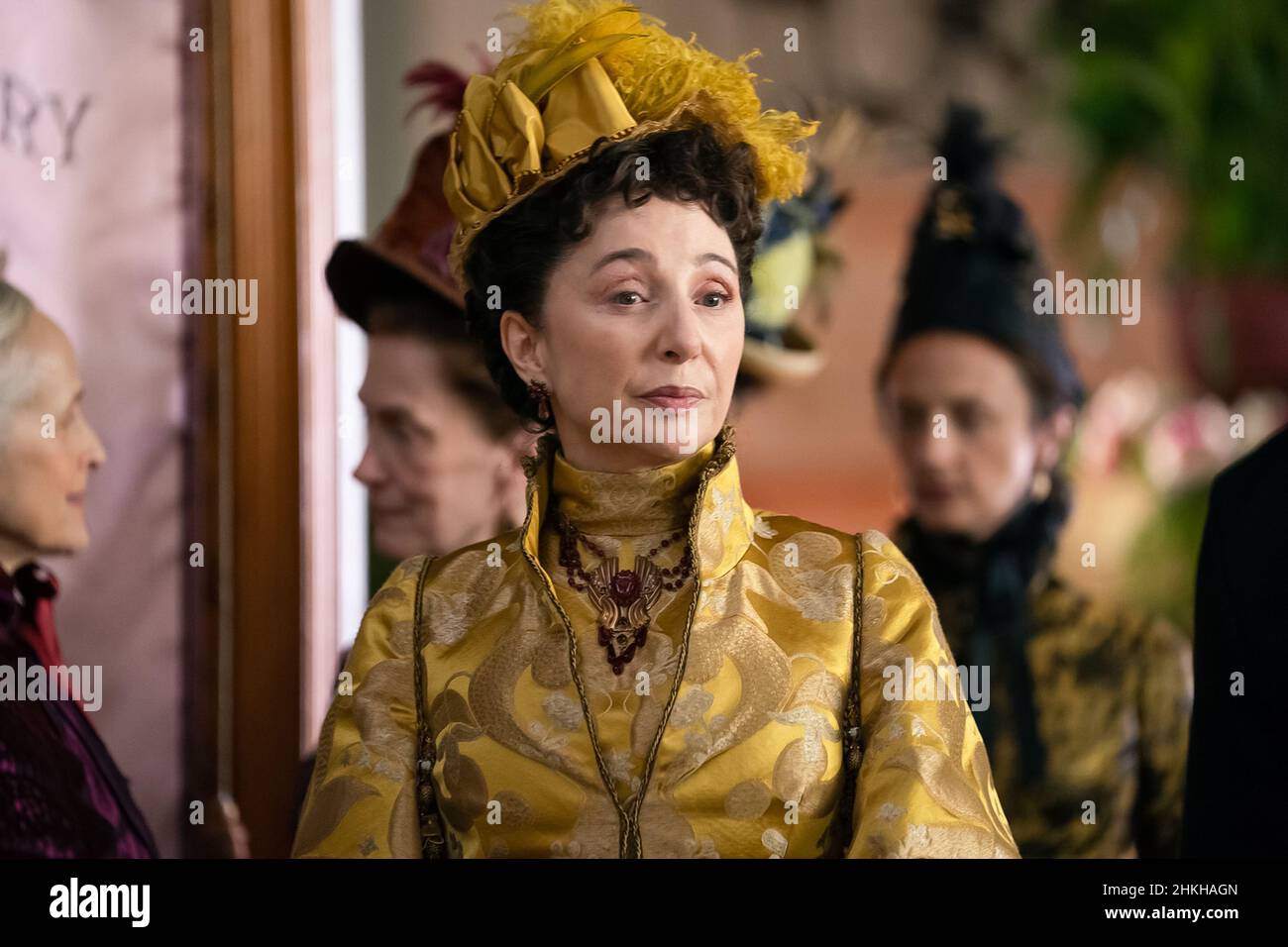 ÉTATS-UNIS.Donna Murphy dans le (C)HBO de la nouvelle série : The Gilded  Age (2022).Complot : un jeune scion aux yeux larges d'une famille  conservatrice se lance dans une mission visant à infiltrer