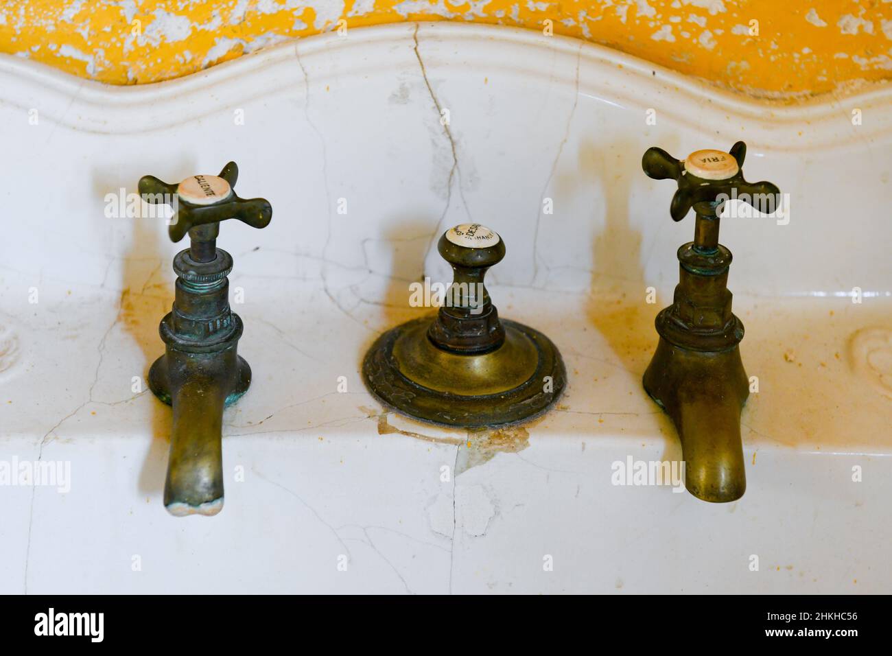 Salle de bains de l'époque coloniale Mexique Banque D'Images