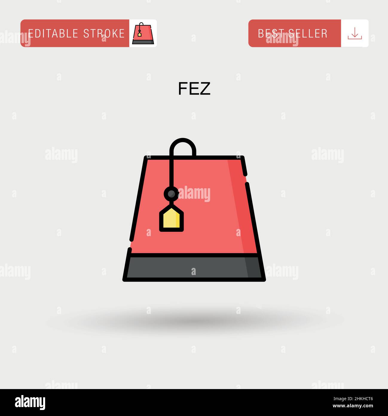 Fez simple vector. Illustration de Vecteur