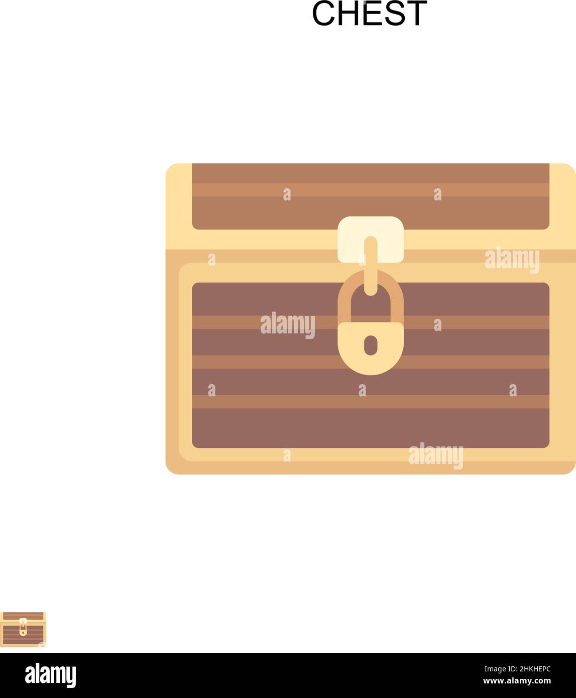 Icône de vecteur simple du thorax.Modèle de conception de symbole d'illustration pour élément d'interface utilisateur Web mobile. Illustration de Vecteur