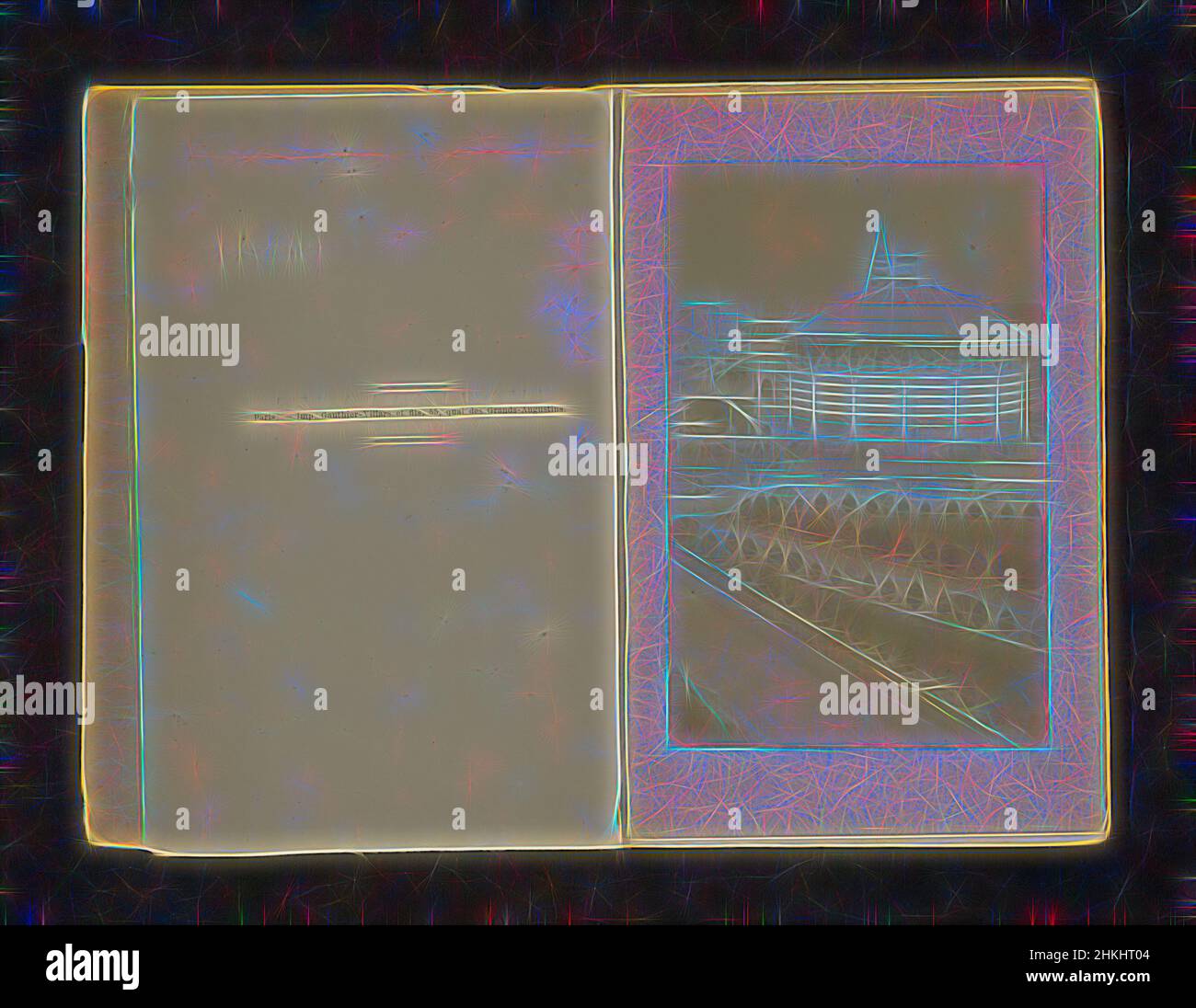 Inspiré par la vue de l'Esplenade des Invalides à Paris, Paris, c. 1886 - in ou avant 1891, imprimé albumine, hauteur 143 mm × largeur 93 mm, réimaginé par Artotop. L'art classique réinventé avec une touche moderne. Conception de lumière chaleureuse et gaie, de luminosité et de rayonnement de lumière. La photographie s'inspire du surréalisme et du futurisme, embrassant l'énergie dynamique de la technologie moderne, du mouvement, de la vitesse et révolutionne la culture Banque D'Images