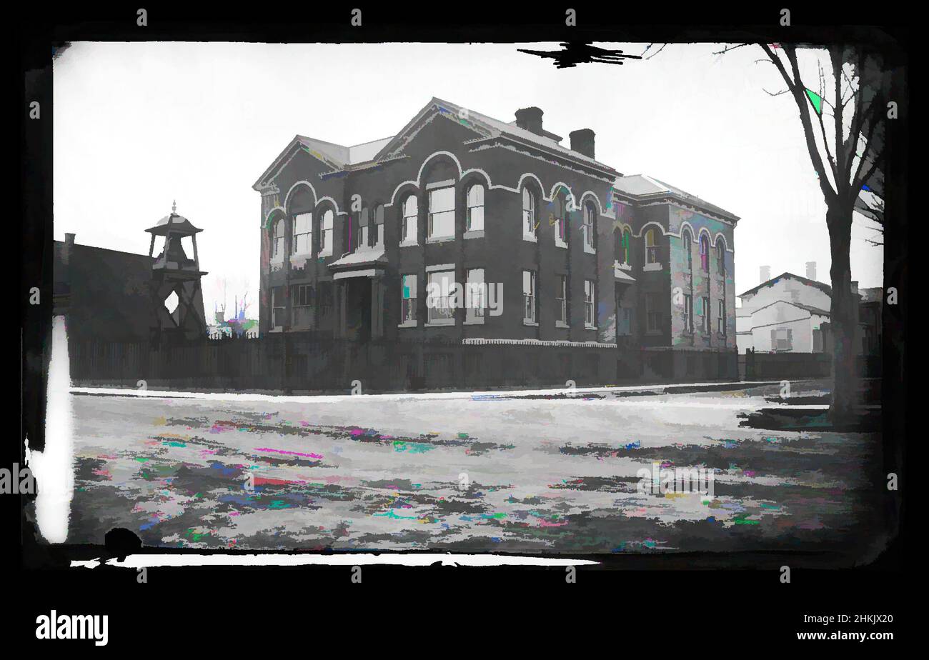 Art inspiré par public School #1, Flatbush, Brooklyn, George Bradford Brainerd, américain, 1845-1887, Collodion argent verre humide plaque négative, env. 1872-1887, oeuvres classiques modernisées par Artotop avec une touche de modernité. Formes, couleur et valeur, impact visuel accrocheur sur l'art émotions par la liberté d'œuvres d'art d'une manière contemporaine. Un message intemporel qui cherche une nouvelle direction créative. Artistes qui se tournent vers le support numérique et créent le NFT Artotop Banque D'Images Art inspiré par public School #1, Flatbush, Brooklyn, George Bradford Brainerd, américain, 1845-1887, Collodion argent verre humide plaque négative, env. 1872-1887, oeuvres classiques modernisées par Artotop avec une touche de modernité. Formes, couleur et valeur, impact visuel accrocheur sur l'art émotions par la liberté d'œuvres d'art d'une manière contemporaine. Un message intemporel qui cherche une nouvelle direction créative. Artistes qui se tournent vers le support numérique et créent le NFT Artotop Banque D'Images