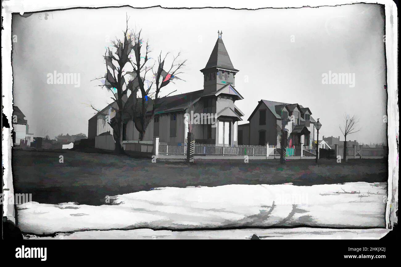 Art inspiré par Reformed Mission, Flatbush, Brooklyn, George Bradford Brainerd, américain, 1845-1887, Collodion argent verre humide plaque négative, env. 1872-1887, oeuvres classiques modernisées par Artotop avec une touche de modernité. Formes, couleur et valeur, impact visuel accrocheur sur l'art émotions par la liberté d'œuvres d'art d'une manière contemporaine. Un message intemporel qui cherche une nouvelle direction créative. Artistes qui se tournent vers le support numérique et créent le NFT Artotop Banque D'Images Art inspiré par Reformed Mission, Flatbush, Brooklyn, George Bradford Brainerd, américain, 1845-1887, Collodion argent verre humide plaque négative, env. 1872-1887, oeuvres classiques modernisées par Artotop avec une touche de modernité. Formes, couleur et valeur, impact visuel accrocheur sur l'art émotions par la liberté d'œuvres d'art d'une manière contemporaine. Un message intemporel qui cherche une nouvelle direction créative. Artistes qui se tournent vers le support numérique et créent le NFT Artotop Banque D'Images