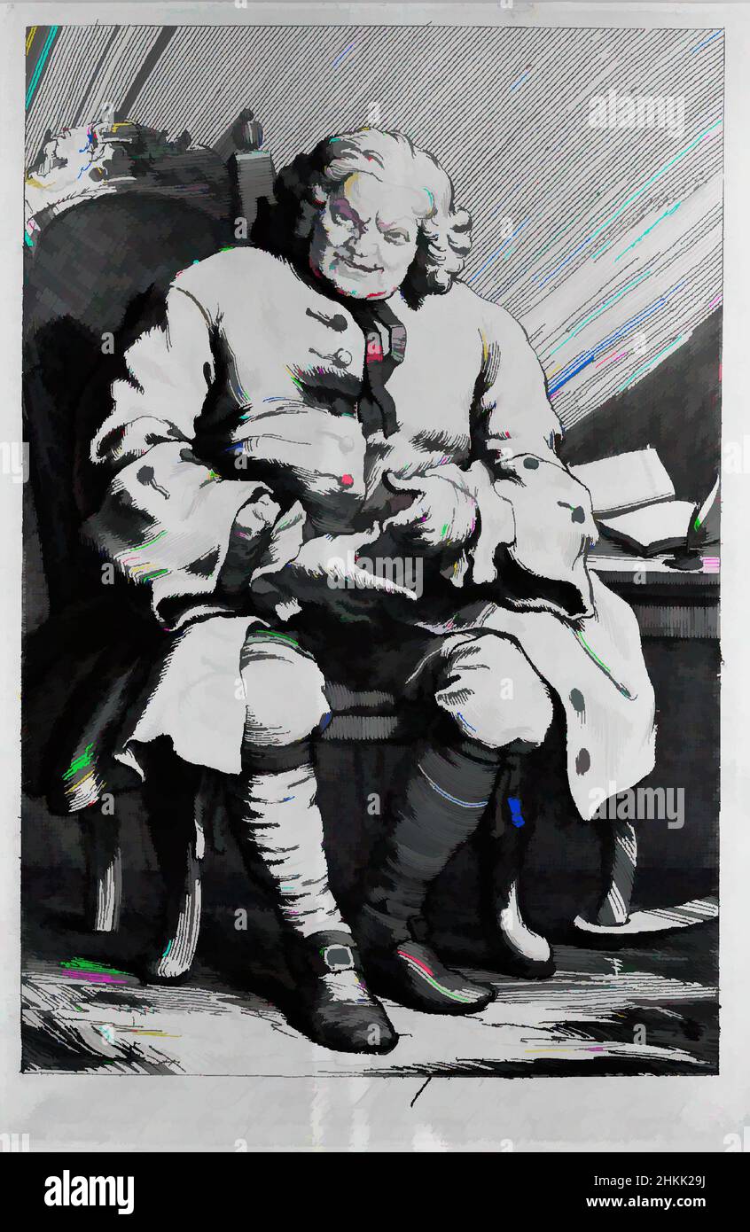 Art inspiré par Simon Lord Lovat, William Hogarth, British, 1697-1764, gravure en ligne sur papier cousu, 1746, 14 3/16 x 9 1/4 po, 36,1 x 23,5 cm, œuvres classiques modernisées par Artotop avec une touche de modernité. Formes, couleur et valeur, impact visuel accrocheur sur l'art émotions par la liberté d'œuvres d'art d'une manière contemporaine. Un message intemporel qui cherche une nouvelle direction créative. Artistes qui se tournent vers le support numérique et créent le NFT Artotop Banque D'Images