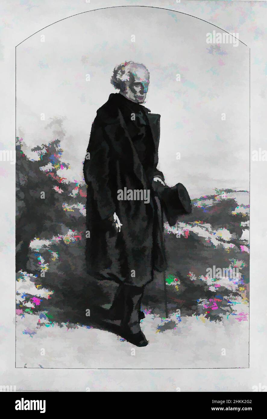 Art inspiré par Jean-Baptiste Isabey, Paul Gavarni, Français, 1804-1866, Lithographie sur papier de Chine, France, 1854, 13 11/16 x 8 7/8 po, 34,8 x 22,5 cm, oeuvres classiques modernisées par Artotop avec une touche de modernité. Formes, couleur et valeur, impact visuel accrocheur sur l'art émotions par la liberté d'œuvres d'art d'une manière contemporaine. Un message intemporel qui cherche une nouvelle direction créative. Artistes qui se tournent vers le support numérique et créent le NFT Artotop Banque D'Images